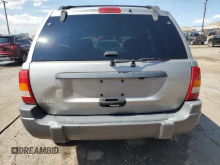 2001 Jeep Grand Cherokee Laredo with VIN 1J4GW48S91C580921, listed as a Copart auction lot 59005625 with 163,827 mi miles and Salvage title. Bid and sale history available at DreamBid. Image 6.