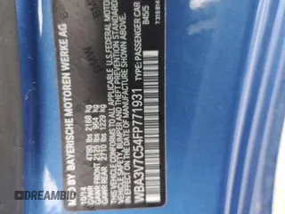 2015 BMW 4 Series 428i with VIN WBA3V7C54FP771931, listed as a Copart auction lot 53778755 with 51,411 mi miles and Salvage Title. Bid and sale history available at carsss.com. Image 13.