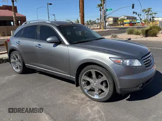 2004 Infiniti FX with VIN JNRBS08W64X402257, listed as a Copart auction lot 79101544 with 150,170 mi miles and Clean Title. Bid and sale history available at carsss.com. Image 1.