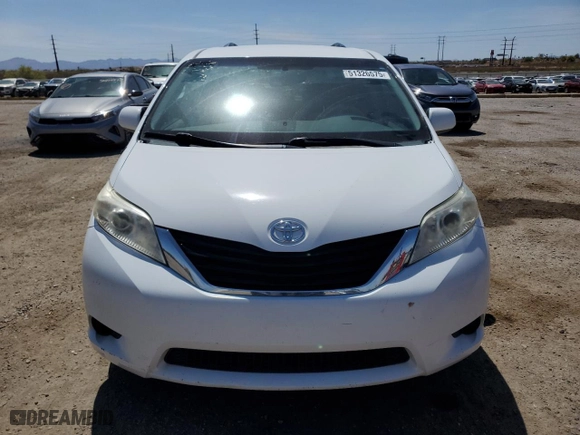 2014 Toyota Sienna LE AAS with VIN 5TDKK3DCXES523961, listed as a Copart auction lot 51326575 with 125,370 mi miles and Salvage Title. Bid and sale history available at carsss.com. Image 5.
