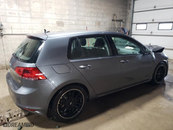 2015 Volkswagen Golf TSI S with VIN 3VW217AU4FM099988, listed as a Copart auction lot 41932335 with 90,862 mi miles and Salvage Title. Bid and sale history available at carsss.com. Image 3.