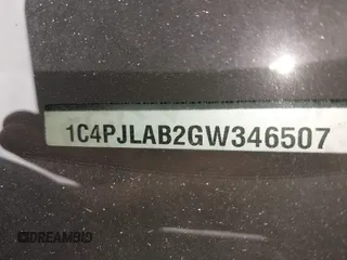 2016 Jeep Cherokee Altitude with VIN 1C4PJLAB2GW346507, listed as a IAAI auction lot 41924540 with 89,235 mi miles and . Bid and sale history available at DreamBid. Image 18.