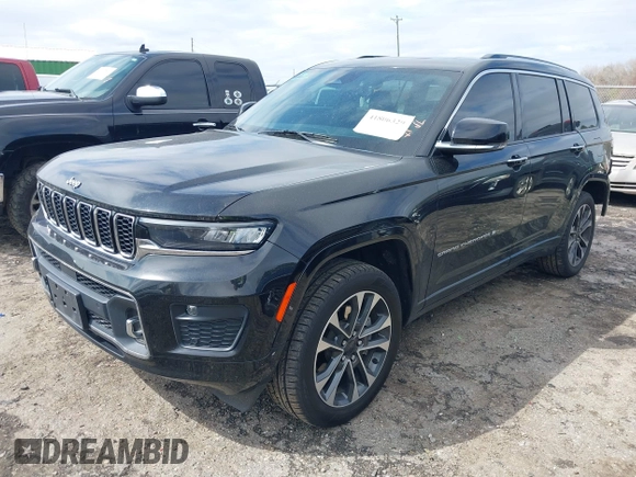 2021 Jeep Grand Cherokee Overland z VIN 1C4RJKDG7M8140271, wystawiony jako IAAI lot #41806329 z przebiegiem 39 160 mil mil oraz . Historia ofert i sprzedaży dostępna na DreamBid. Obrazek 20.