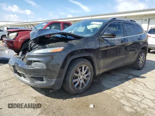 2018 Jeep Cherokee Limited with VIN 1C4PJMDX7JD587009, listed as a Copart auction lot 47013175 with 130,727 mi miles and Salvage Title. Bid and sale history available at carsss.com. Image 1.