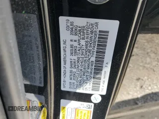 2019 Honda Accord Sport with VIN 1HGCV2F39KA014828, listed as a Copart auction lot 61508655 with 74,843 mi miles and Salvage title. Bid and sale history available at DreamBid. Image 12.