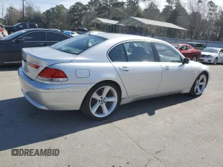 2005 BMW 7 Series 745Li z VIN WBAGN63535DS56141, wystawiony jako Copart lot #45632495 z przebiegiem 68 804 mil mil oraz Czysty tytuł • Clean title. Historia ofert i sprzedaży dostępna na DreamBid. Obrazek 3.