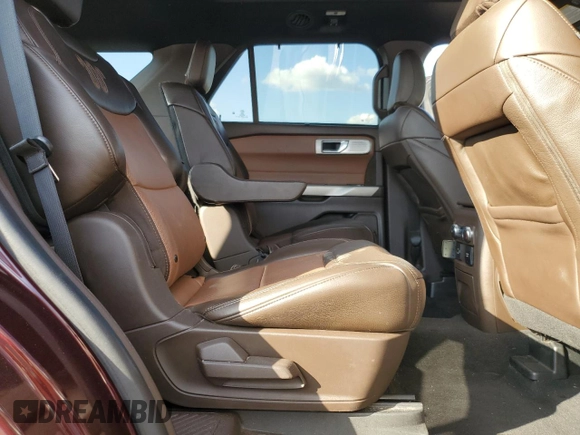 2022 Ford Explorer King Ranch with VIN 1FM5K7LC2NGA20775, listed as a Copart auction lot 44590075 with 58,560 mi miles and Salvage Title. Bid and sale history available at carsss.com. Image 11.