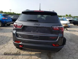 2024 Jeep Compass Trailhawk with VIN 3C4NJDDN8RT130513, listed as a Copart auction lot 59196375 with 1,845 mi miles and Salvage title. Bid and sale history available at DreamBid. Image 6.
