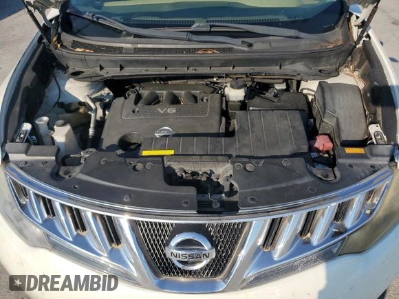 2009 Nissan Murano SL with VIN JN8AZ18UX9W020164, listed as a Copart auction lot 72122864 with 151,954 mi miles and Salvage Title. Bid and sale history available at carsss.com. Image 12.