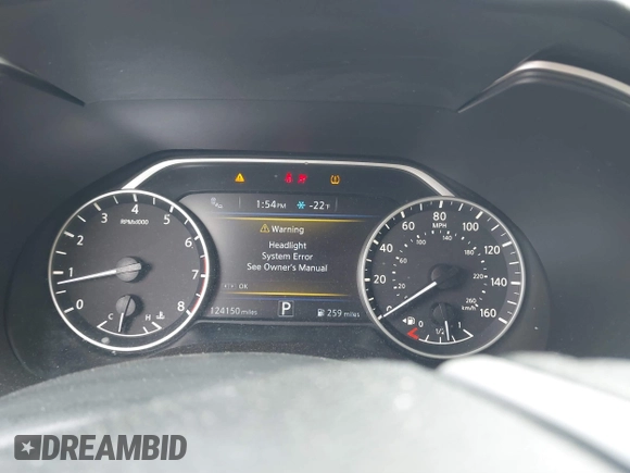 2017 Nissan Maxima SV with VIN 1N4AA6AP4HC362140, listed as a IAAI auction lot 41557091 with 124,150 mi miles and . Bid and sale history available at DreamBid. Image 7.