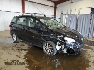 2012 Mazda 5 Touring with VIN JM1CW2CL1C0110282, listed as a Copart auction lot 69524284 with 108,872 mi miles and Salvage Title. Bid and sale history available at DreamBid. Image 4.