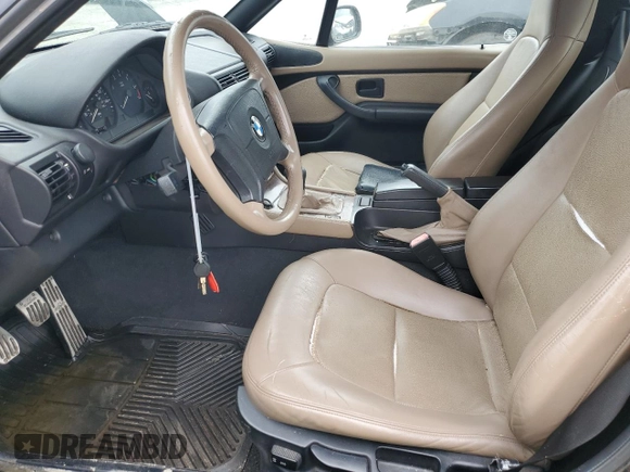1998 BMW 3 Series 2.8L with VIN 4USCJ3324WLC12705, listed as a Copart auction lot 58129504 with 122,488 mi miles and Salvage Title. Bid and sale history available at carsss.com. Image 7.