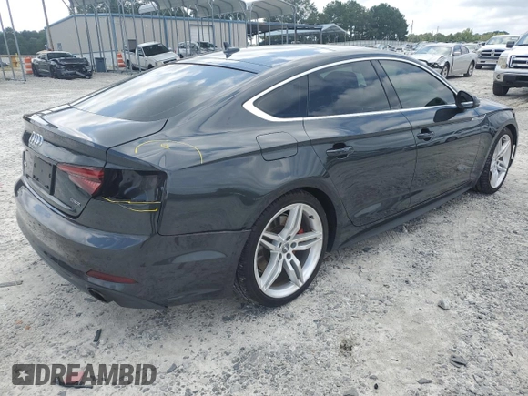 2019 Audi A5 Sportback Premium Plus with VIN WAUENCF59KA070019, listed as a Copart auction lot 65652683 with 48,694 mi miles. Bid and sale history available at carsss.com. Image 3.