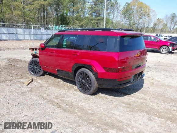 2024 Hyundai Santa Fe Calligraphy with VIN 5NMP54GL1RH041886, listed as a IAAI auction lot 41913393 with 3,344 mi miles and . Bid and sale history available at DreamBid. Image 3.