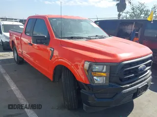 2023 Ford F-150 XL with VIN 1FTEX1CP0PKF09052, listed as a IAAI auction lot 41524161 with 27,602 mi miles and . Bid and sale history available at DreamBid. Image 1.