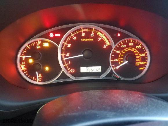 2013 Subaru Impreza Sedan WRX WRX with VIN JF1GV7E68DG003849, listed as a Copart auction lot 83584974 with 125,069 mi miles and Salvage Title. Bid and sale history available at carsss.com. Image 9.