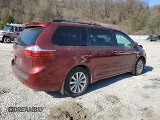 2015 Toyota Sienna Ltd with VIN 5TDDK3DCXFS101103, listed as a Copart auction lot 47593655 with 142,524 mi miles and Salvage Title. Bid and sale history available at carsss.com. Image 3.