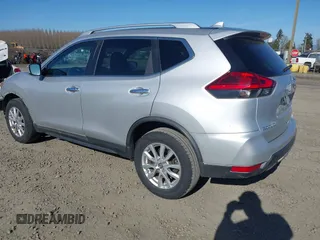 2017 Nissan Rogue SV with VIN KNMAT2MT4HP587849, listed as a IAAI auction lot 41759211 with 109,529 mi miles. Bid and sale history available at carsss.com. Image 3.