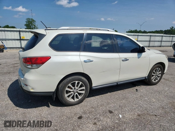 2016 Nissan Pathfinder S with VIN 5N1AR2MN8GC661680, listed as a Copart auction lot 59796815 with 162,104 mi miles and Salvage title. Bid and sale history available at DreamBid. Image 3.