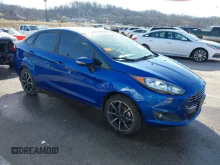 2019 Ford Fiesta SE with VIN 3FADP4BJ4KM110484, listed as a IAAI auction lot 41464071 with 58,818 mi miles. Bid and sale history available at carsss.com. Image 1.