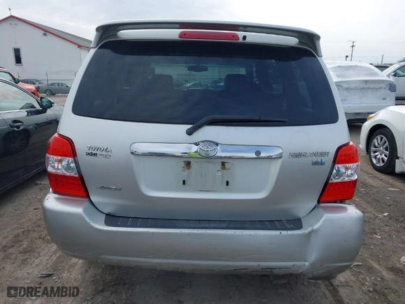 2006 Toyota Highlander Hybrid with VIN JTEEW21A660005649, listed as a IAAI auction lot 41616983 with 265,757 mi miles. Bid and sale history available at carsss.com. Image 16.