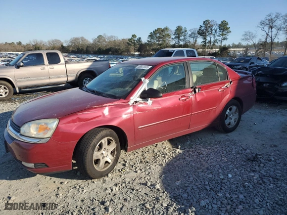 2004 Chevrolet Malibu LT with VIN 1G1ZU54874F224015, listed as a Copart auction lot 46637505 with 121,473 mi miles and Salvage Title. Bid and sale history available at carsss.com. Image 1.