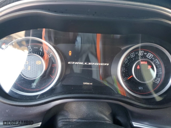 2015 Dodge Challenger R/T with VIN 2C3CDZAT6FH865336, listed as a Copart auction lot 46828155 with 109,566 mi miles and Clean Title. Bid and sale history available at carsss.com. Image 9.