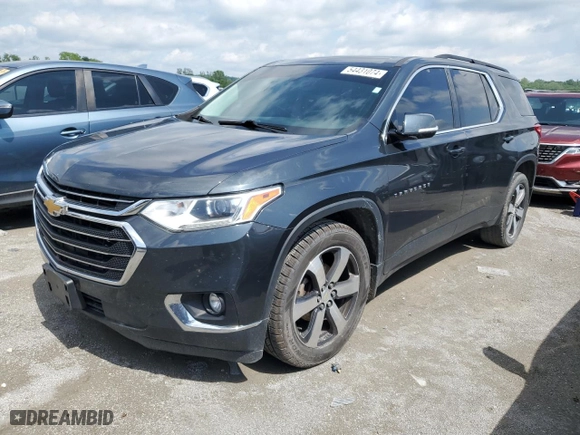 2019 Chevrolet Traverse LT Leather with VIN 1GNEVHKW1KJ202860, listed as a Copart auction lot 54431074 with 77,451 mi miles and Salvage Title. Bid and sale history available at carsss.com. Image 1.
