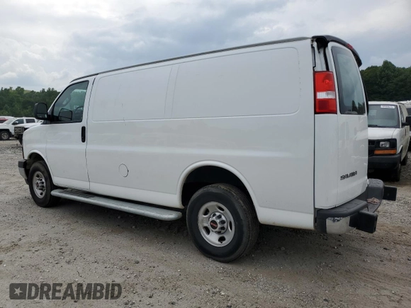 2024 GMC Savana Cargo z VIN 1GTW7AFP6R1163940, wystawiony jako Copart lot #59626435 z przebiegiem 16 183 mil mil oraz Czysty tytuł • Clean title. Historia ofert i sprzedaży dostępna na DreamBid. Obrazek 2.