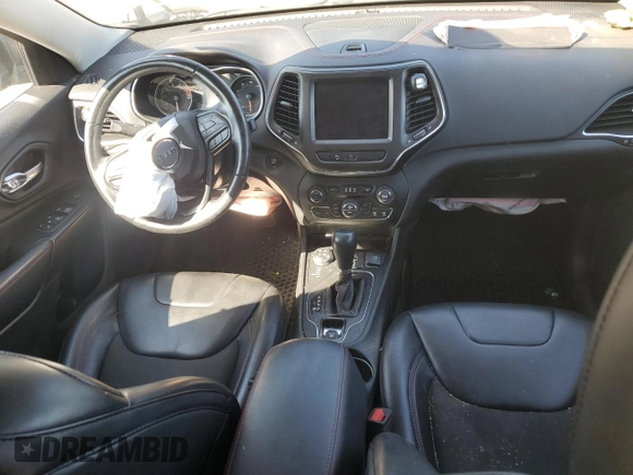 2019 Jeep Cherokee Trailhawk with VIN 1C4PJMBX1KD207294, listed as a Copart auction lot 72694824 with 93,311 mi miles and Salvage Title. Bid and sale history available at DreamBid. Image 8.