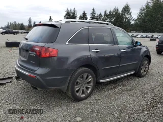 2013 Acura MDX Advance with VIN 2HNYD2H8XDH523275, listed as a Copart auction lot 81546104 with 187,845 mi miles and Salvage Title. Bid and sale history available at DreamBid. Image 3.
