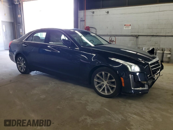 2016 Cadillac CTS Luxury Collection AWD with VIN 1G6AX5SS6G0126033, listed as a Copart auction lot 55636615 with 76,113 mi miles and Salvage title. Bid and sale history available at DreamBid. Image 4.