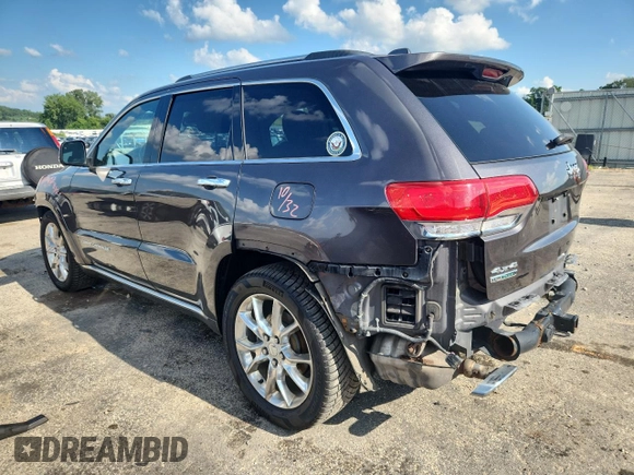 2014 Jeep Grand Cherokee Summit with VIN 1C4RJFJMXEC422730, listed as a Copart auction lot 64673525 with 145,761 mi miles and Non repairable. Bid and sale history available at DreamBid. Image 2.