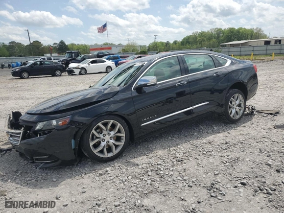 2018 Chevrolet Impala Premier with VIN 2G1125S33J9110298, listed as a Copart auction lot 51250865 with 0 mi miles and Salvage Title. Bid and sale history available at carsss.com. Image 1.