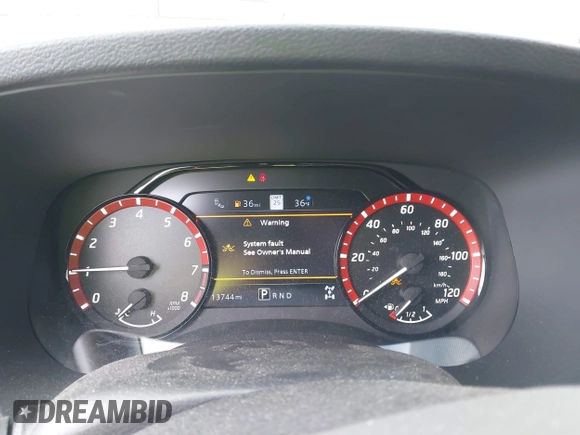 2023 Nissan Frontier SV with VIN 1N6ED1EK0PN658048, listed as a IAAI auction lot 41383407 with 13,744 mi miles and . Bid and sale history available at DreamBid. Image 7.