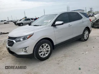 2021 Chevrolet Equinox LT with VIN 2GNAXKEV3M6101568, listed as a Copart auction lot 57428555 with 96,566 mi miles and Salvage title. Bid and sale history available at DreamBid. Image 1.