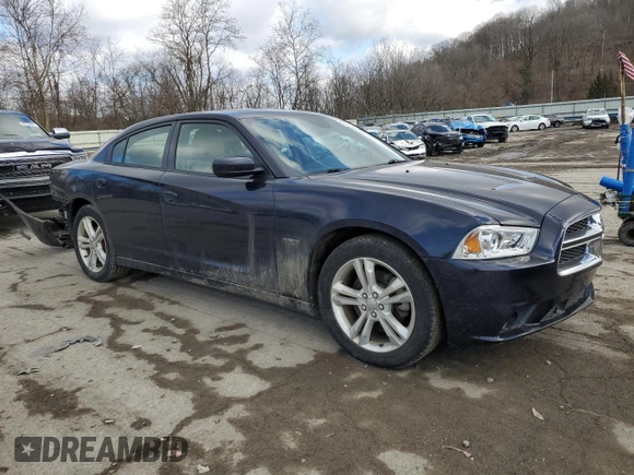 2011 Dodge Charger RT Plus with VIN 2B3CM5CT0BH518792, listed as a Copart auction lot 43509335 with 223,318 mi miles and Salvage Title. Bid and sale history available at carsss.com. Image 4.