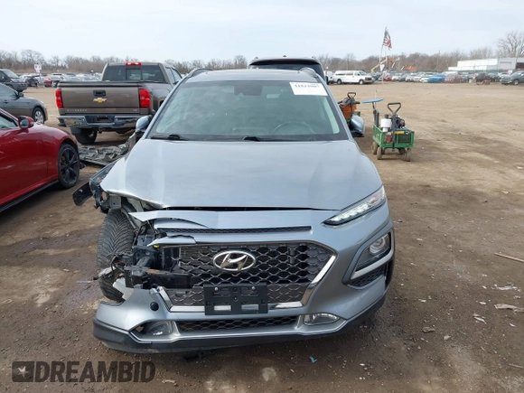 2020 Hyundai Kona Limited with VIN KM8K33A53LU398258, listed as a IAAI auction lot 41823907 with 65,915 mi miles. Bid and sale history available at carsss.com. Image 12.