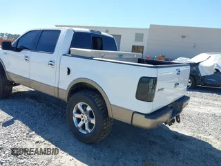 2005 Ford F-150 XLT with VIN 1FTPW12525KF04265, listed as a IAAI auction lot 41863650 with 215,895 mi miles. Bid and sale history available at carsss.com. Image 3.