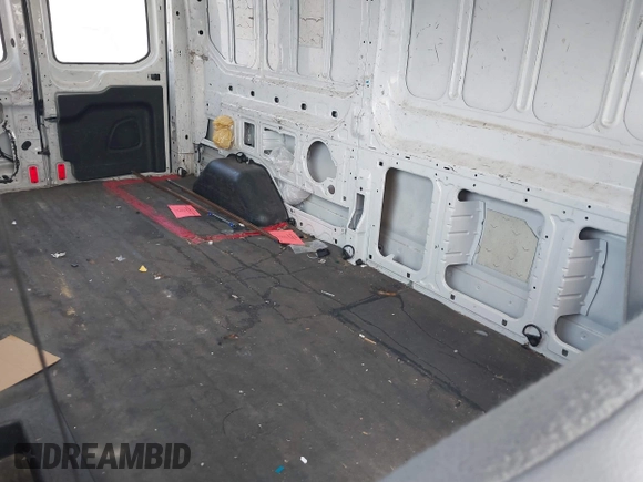 2015 Ford Transit Cargo with VIN 1FTNE2CMXFKA06516, listed as a IAAI auction lot 41650498 with 281,654 mi miles and . Bid and sale history available at carsss.com. Image 8.