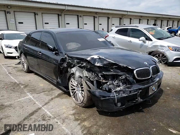 2008 BMW 7 Series 750Li with VIN WBAHN835X8DT84705, listed as a Copart auction lot 67658184 with 191,868 mi miles and Salvage Title. Bid and sale history available at DreamBid. Image 11.