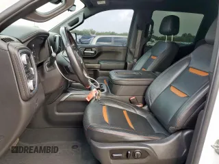 2021 GMC Sierra 1500 AT4 with VIN 3GTP9EEL9MG124953, listed as a Copart auction lot 57510725 with 64,609 mi miles and Salvage title. Bid and sale history available at DreamBid. Image 7.