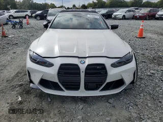 2022 BMW M4 Competition xDrive with VIN WBS33BA00NCK97008, listed as a Copart auction lot 74706674 with 0 mi miles and Salvage Title. Bid and sale history available at carsss.com. Image 5.