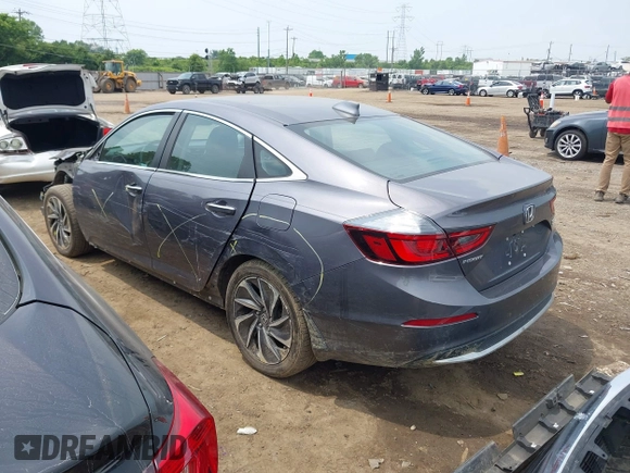 2021 Honda Insight Touring with VIN 19XZE4F97ME001133, listed as a IAAI auction lot 42477281 with 62,394 mi miles and . Bid and sale history available at DreamBid. Image 3.