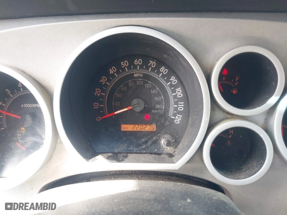 2007 Toyota Tundra SR5 with VIN 5TBBV54167S458488, listed as a IAAI auction lot 41932488 with 220,279 mi miles. Bid and sale history available at carsss.com. Image 7.