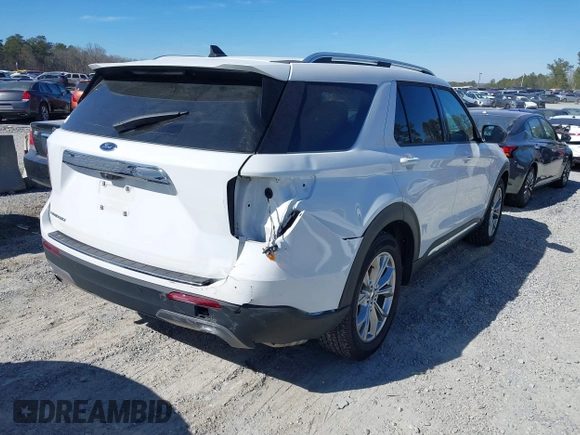 2024 Ford Explorer Limited with VIN 1FMSK7FH2RGA29640, listed as a IAAI auction lot 41573425 with 37,364 mi miles. Bid and sale history available at carsss.com. Image 4.
