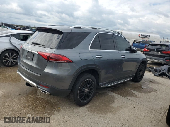 2020 Mercedes-Benz GLE 350 with VIN 4JGFB4KB1LA010413, listed as a Copart auction lot 55789745 with Not provided miles and Non repairable. Bid and sale history available at DreamBid. Image 3.
