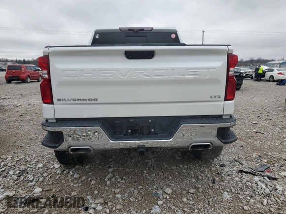 2020 Chevrolet Silverado 1500 LTZ with VIN 1GCUYGEL8LZ216409, listed as a Copart auction lot 43725745 with 48,799 mi miles and Salvage Title. Bid and sale history available at DreamBid. Image 6.