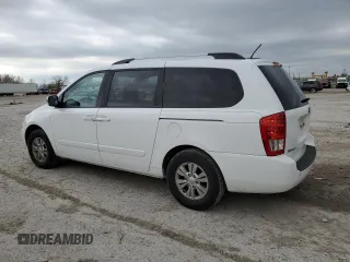 2012 Kia Sedona LX with VIN KNDMG4C75C6416415, listed as a Copart auction lot 51578585 with 115,296 mi miles and Salvage Title. Bid and sale history available at DreamBid. Image 2.