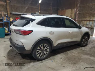 2021 Ford Escape Titanium with VIN 1FMCU9J95MUB26559, listed as a Copart auction lot 49305745 with 81,165 mi miles and Salvage title. Bid and sale history available at DreamBid. Image 3.